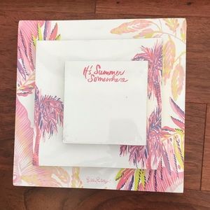Unopened Lilly Pulitzer notepads (3) summer themed